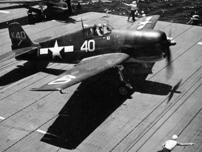 F6F-3 „White 40” USS Yorktown June 1944
