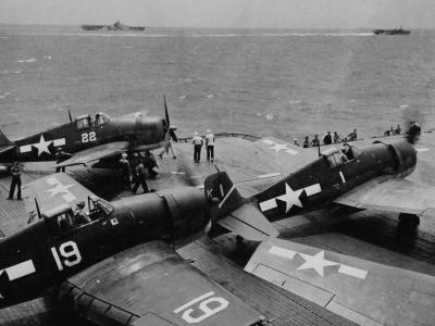 F6F onboard USS Yorktown August 1944