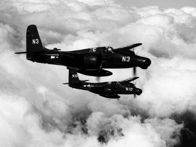 Grumman F7F-3N of the VMF(N)-533 1947