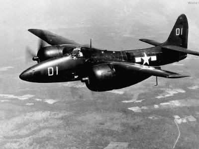 Grumman F7F-3 80359 of the VMD-254 April 1945
