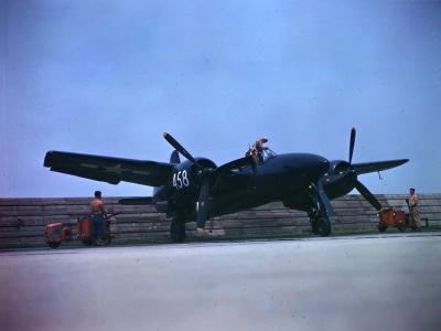 F7F-3 80458 Bethpage airfield 1945