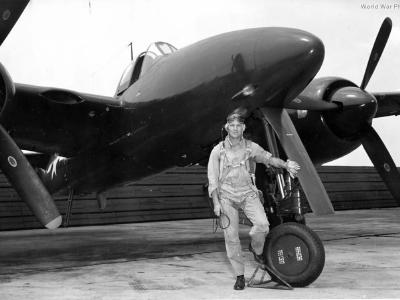 John Clifton and his F7F-1