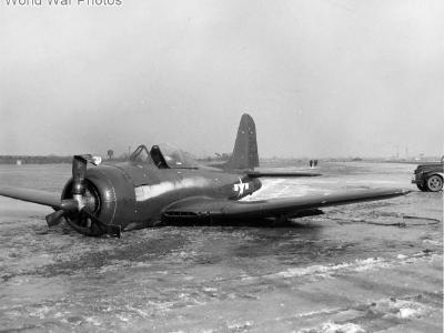 Crashed XFR-1 BuNo 48233, October 1945