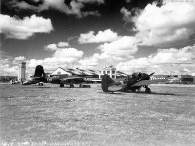 A-20 and O-47 from 120th Observation Squadron