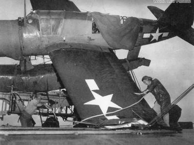 Damaged OS2U-3