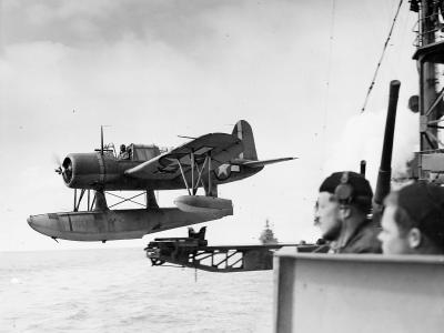 Kingfisher piloted by Lt Fred Hunter of VCS-1, Aleutians