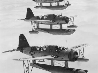 OS2U-1 of the VO-4 from USS Maryland