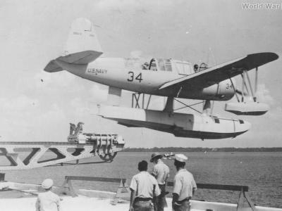 OS2U-2 being catapulted