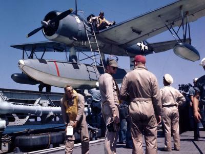 OS2U-2 from USS Missouri 1944