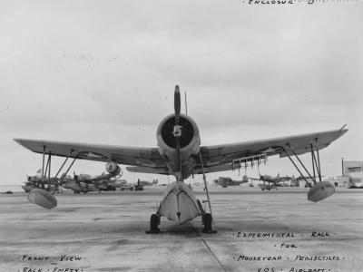 OS2U mousetrap projectiles