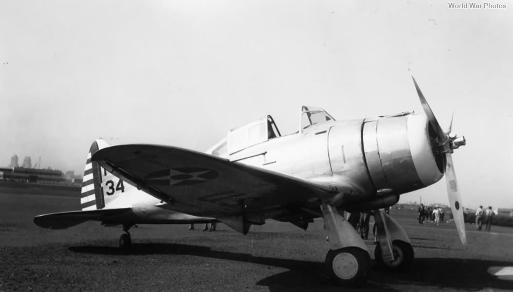 Seversky P-35 PA34 of the 1st Pursuit Group, Cleveland 1938