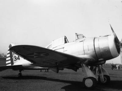 Seversky P-35 PA34 of the 1st Pursuit Group, Cleveland 1938