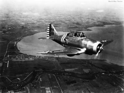 P-35 27th PS over Selfridge Field 1938