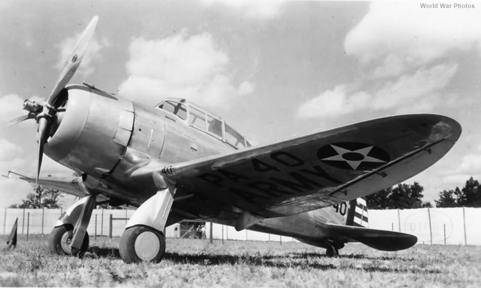 P-35 36-367 PA40 of the 1st PG | World War Photos