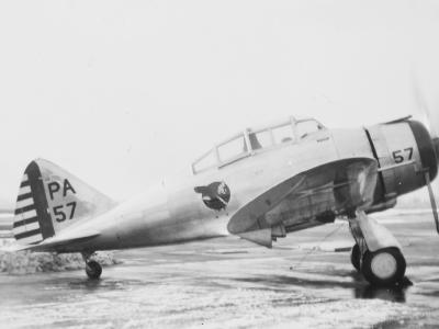 Seversky P-35 PA57 of the 1st PG