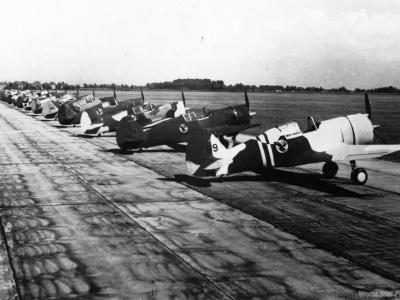 Curtiss P-36C of 27th Pursuit Squadron