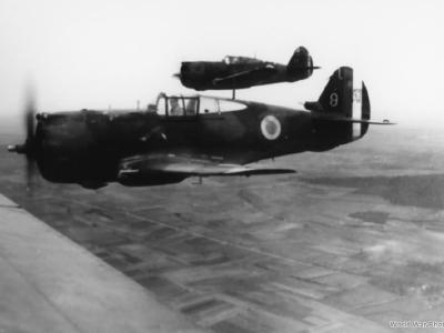 French Curtiss H-75A of the GC I/4