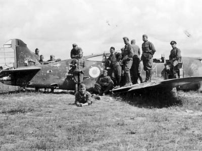 Destroyed French H-75A 4