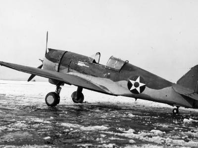 P-36C camouflage test Maxwell Field 1940 3