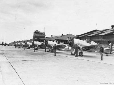 P-36 of the 33rd Pursuit Squadron, 8th PG