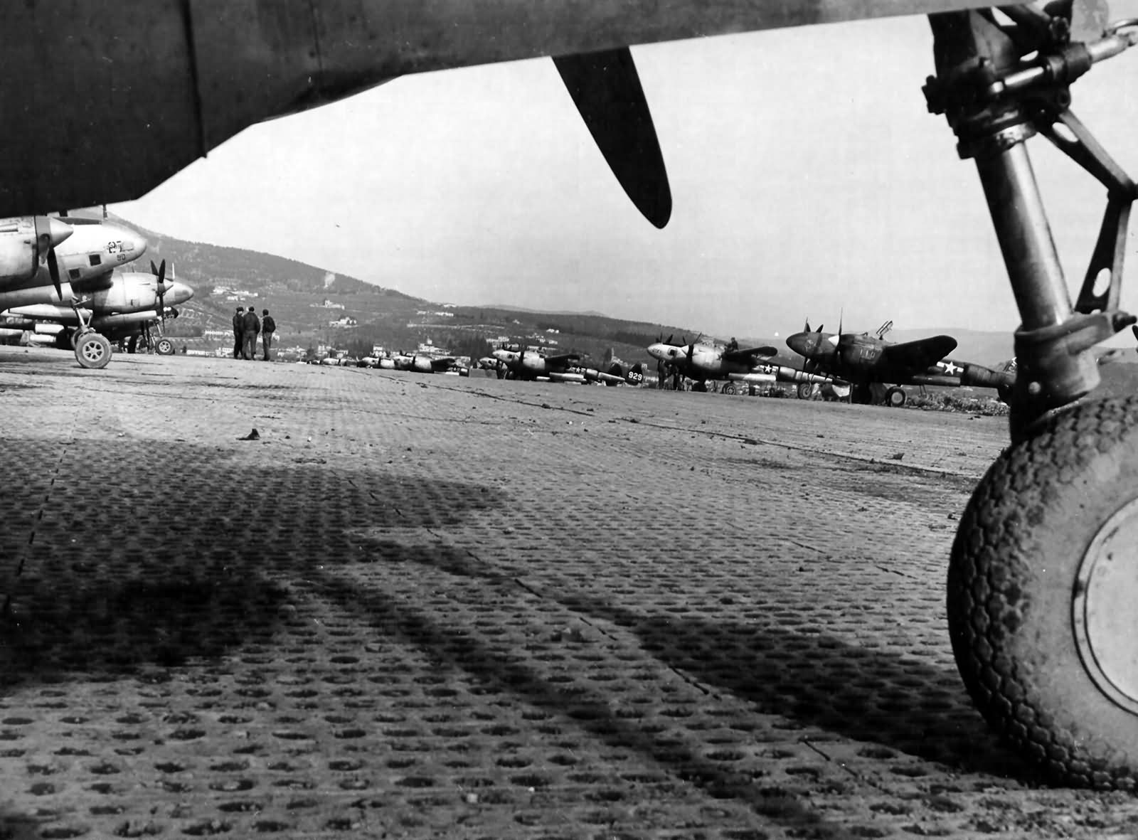 F-5E Lightning of the 3rd Photo Recon Group at Florence Italy