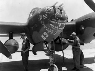 Lockheed P-38 7525 of the 1st FG, 1943