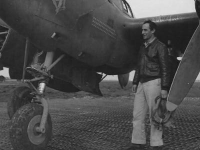 P-38G Lightning Nose Art Lt Seidman 14th FG