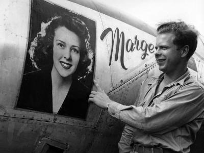 Richard Bong and P-38 Lightning Marge
