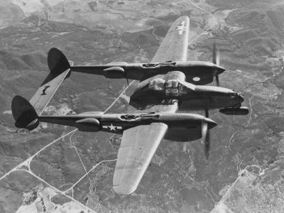 Lockheed P-38M 44-27234 in flight 2