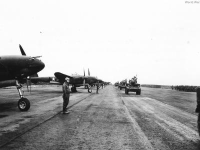 P-38 and M3 Stuarts Iceland March 1943