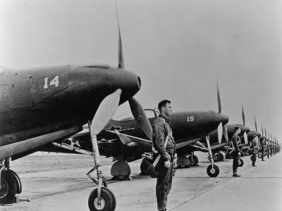 P-39C Airacobras of the 31st PG at Selfridge Field 1941 3