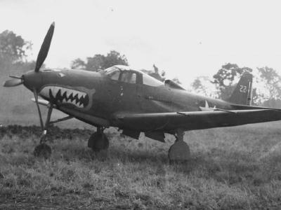 Bell P-400 of the 67th Fighter Squadron on Henderson Field, Guadalcanal 1942