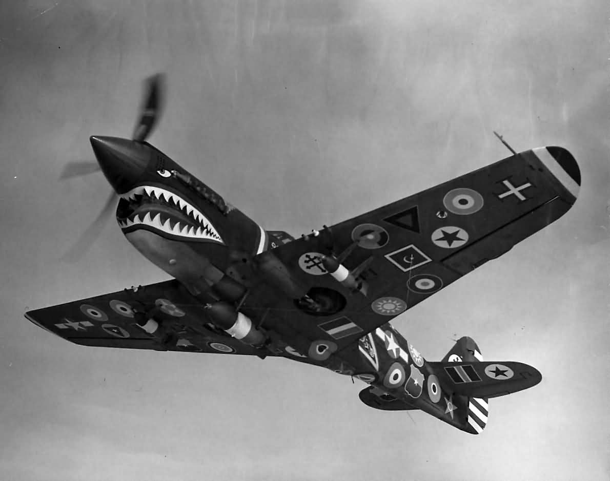 28 Air Forces Insignia Mark on P-40N 15 000th Curtiss P-40 1944