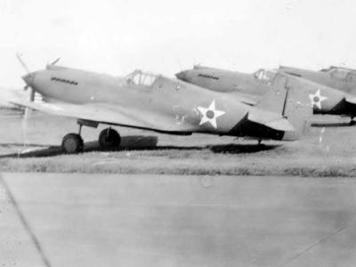 Early Curtiss P-40 Hickam Field Hawaii