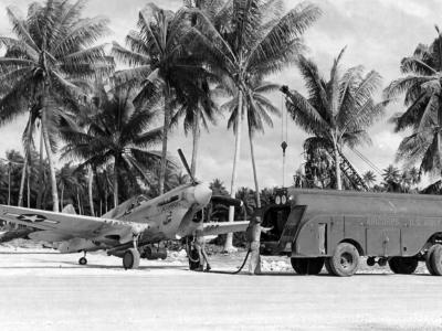 Curtiss P-40N Warhawk 15th FG on Mankin Island