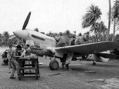 P-40N Warhawk 15th FG on Mankin Island in the Central Pacific 1943