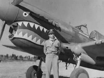 P-40 Warhawk Col Bob Scott 23 Fighter Group Ace shark mouth nose art