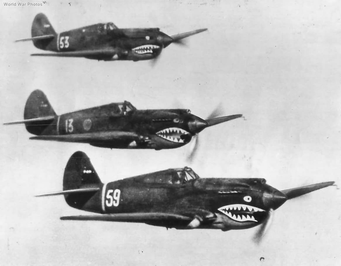 Hawk 81A-2 of AVG 1st Pursuit Squadron Adam and Eve