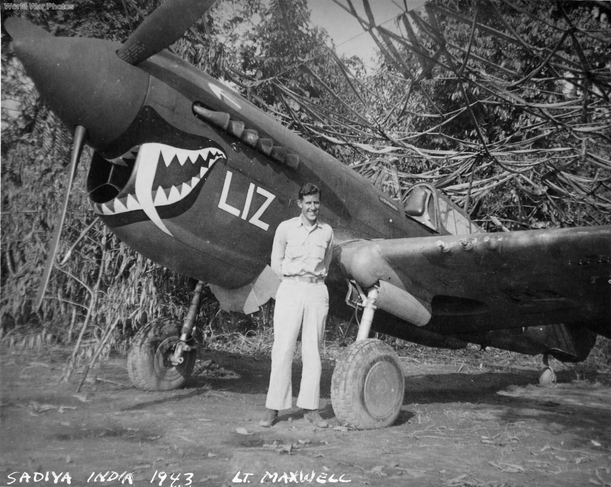 Lt D. W. Maxwell and P-40K 42-46261 25th FS, 51st FG