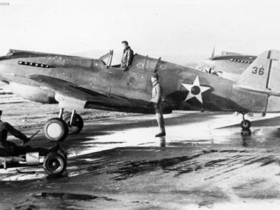 P-40C Warhawk of the 33rd PS Kaldadarnes Iceland 1941