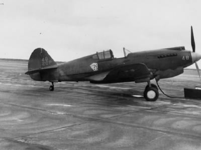 Curtiss P-40C of the 77th PS, 20th PG Hamilton Field 1941