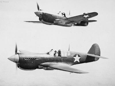 P-40E fighters