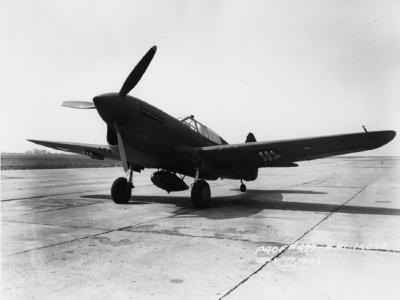 P-40F Warhawk 41-14098 17 July 1942