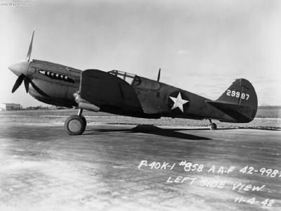 P-40K 42-9987 4 November 1942 2