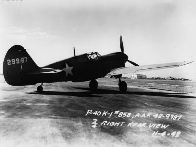 P-40K 42-9987 4 November 1942 3