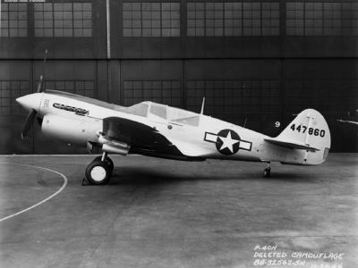 P-40N 44-47860 20 October 1944