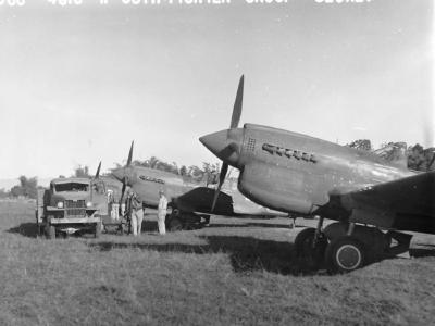 P-40N 80th FG refueling Upper Assam February 1944