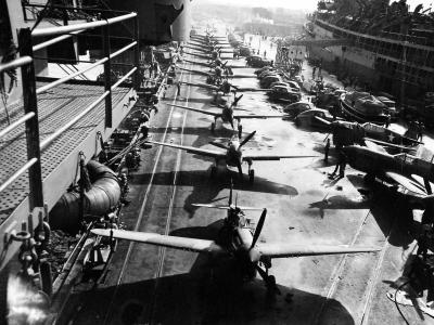 P-40 USS Chenango October 1942