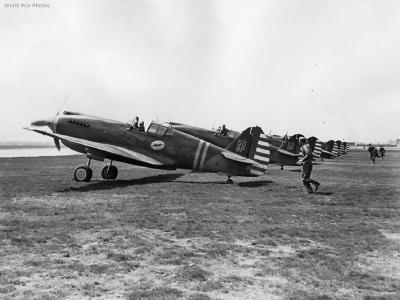 P-40 fighters Mitchel Field 1941