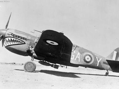 Kittyhawk Mk I of No. 112 Squadron RAF